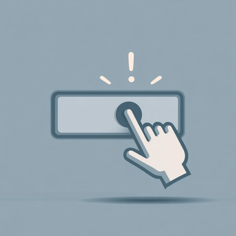 A person hovering over a link and thinking before clicking