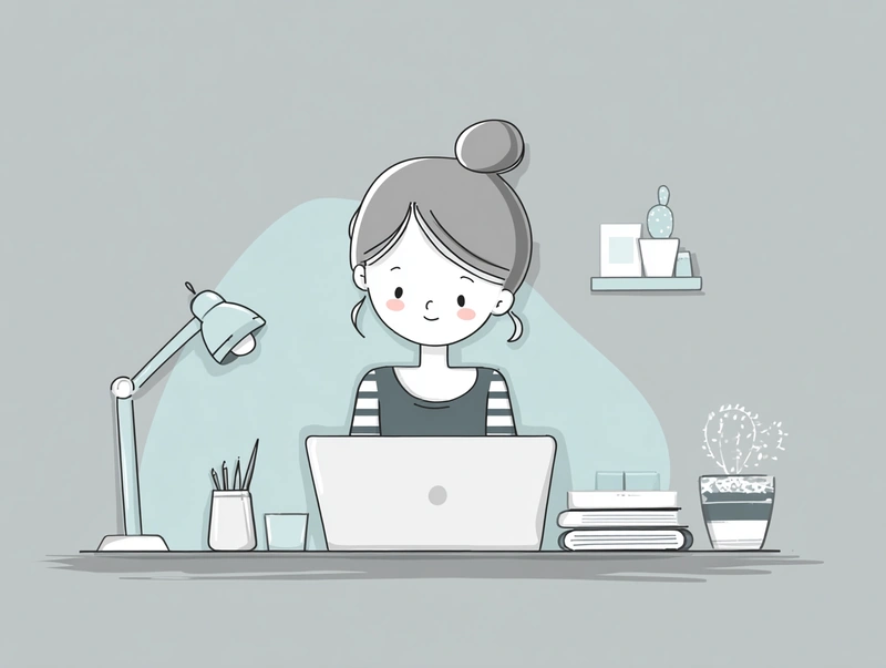 Illustration of students practicing safe online research