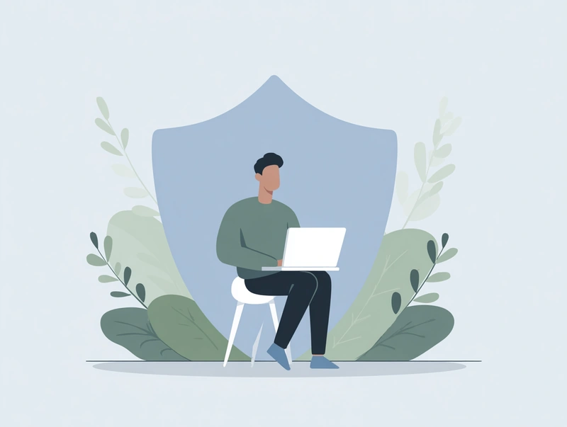 Illustration explaining strong password fundamentals