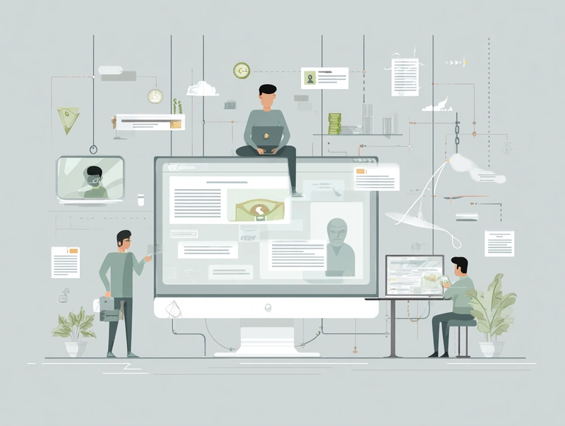 Illustration about financial scams and payment fraud